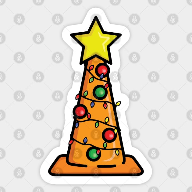 holiday cone Sticker by hoddynoddy